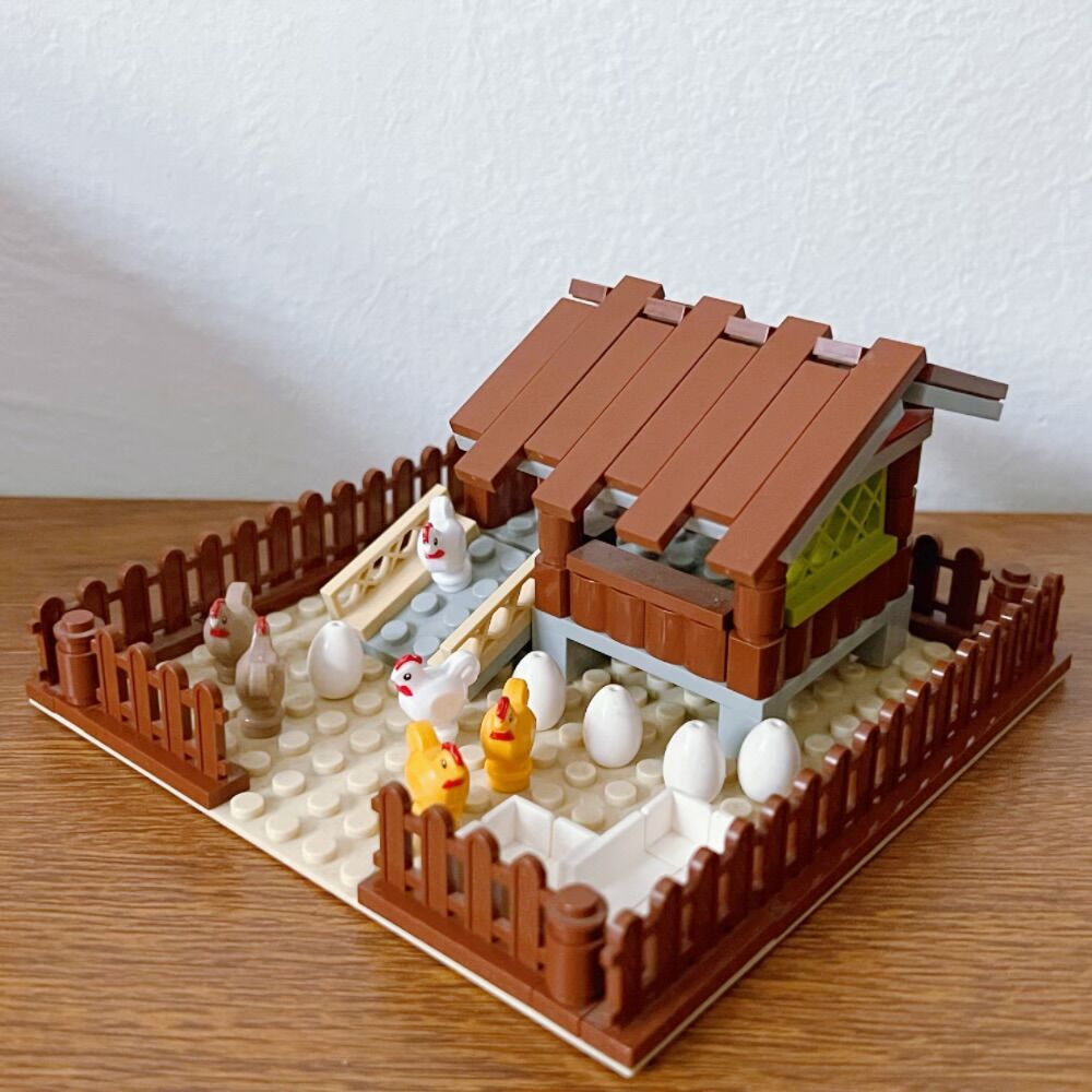 Yeni MOC Tavuk Kümesi Model Ya - Urban Farming For Kids incelemesi ve fiyatı